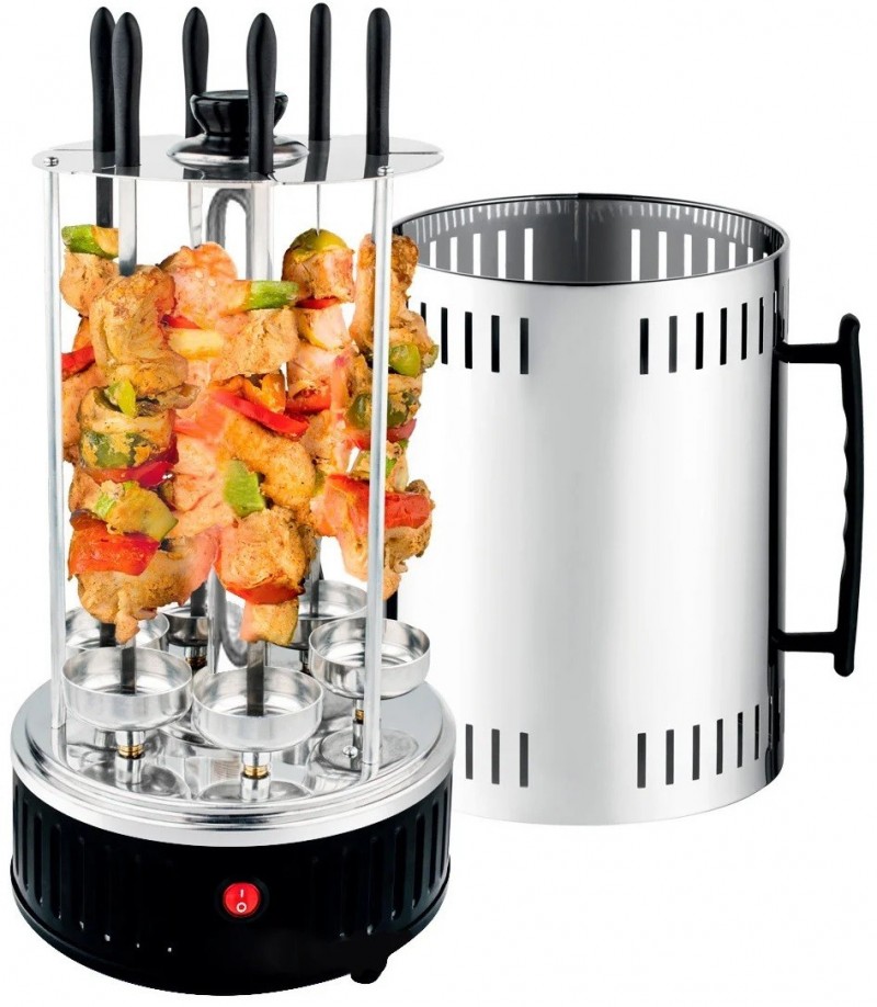 Шашлычница вертикальная электрическая Kebabs Machine на 6 шампуровП