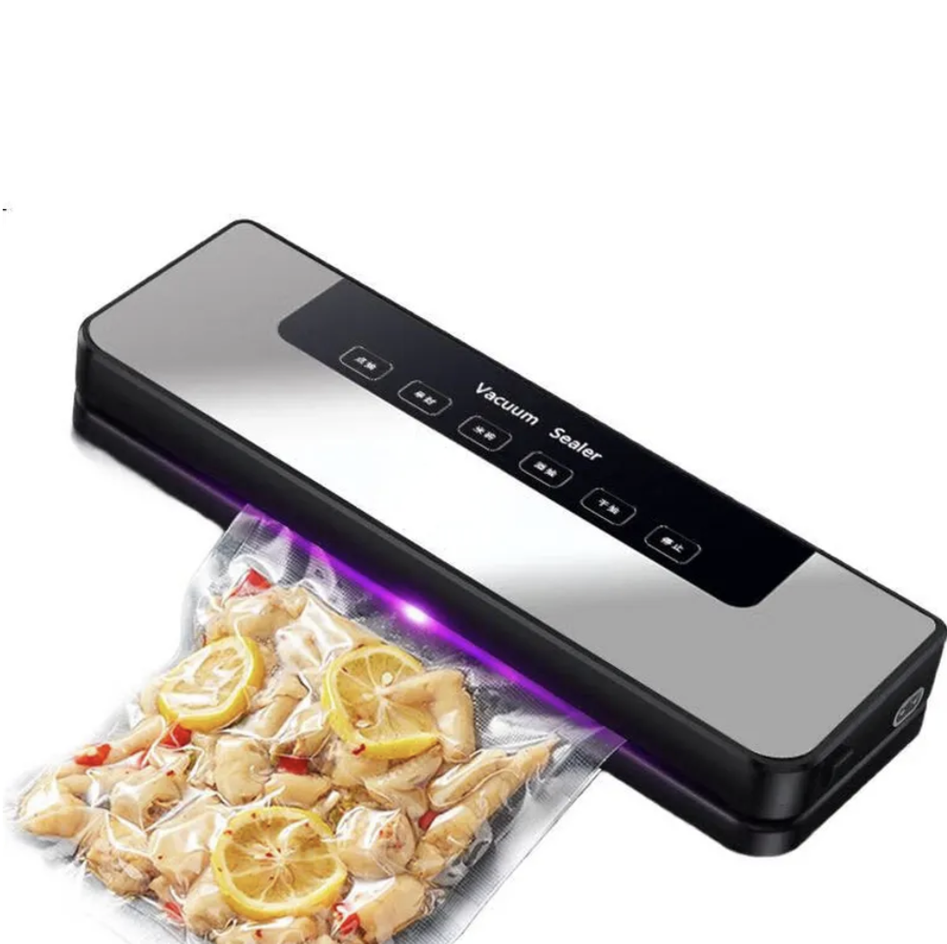 Автоматический вакуумный упаковщик для продуктов Vacuum Sealer (в комплекте 10 пакетов размером  20*П